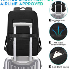 BANGE Business Commute Backpack Waterproof fit 15.6 Inch Commute backpack,Travel Durable Backpack