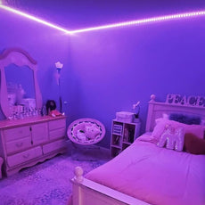 DAYBETTER Smart RGB Led Strip Lights, 200ft Led Lights for Bedroom with App Control, Multicolor Changing Led Light Strips Apply for Home Decor, Living Room, Kitchen, Home Party Decoration