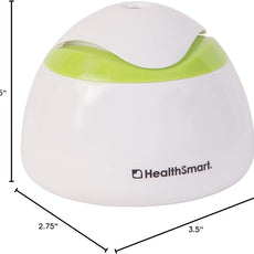 HealthSmart Travel Mate Personal Ultrasonic Small Personal Cool Air Mist USB Compact Travel Humidifier, Relief for Dry Skin, Compact and Personal, Quiet, Filter Free, FSA Eligible Humidifier, White