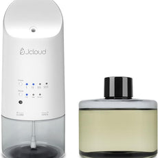 JCLOUD 2025 Plug in Diffuser | Cover Up to 500 Sq. Ft. for Home, Office, Spa – Portable Smart Wall Diffuser 160ML, White with Royal Serenity Essential Oil Inspired by Luxury Hotel - 140mL