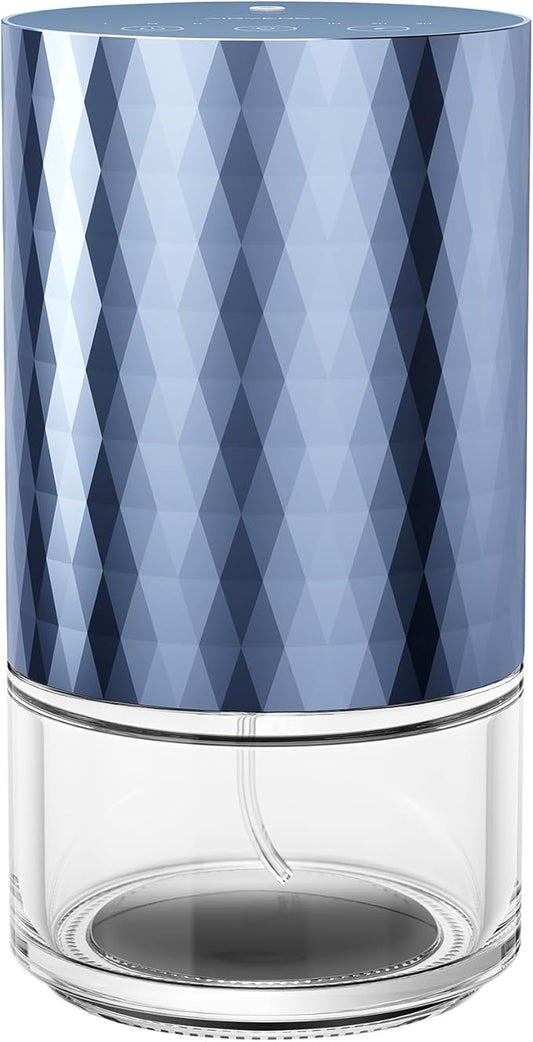 Airversa Essential Oil Diffuser Waterless Aromatherapy Diffusers for Home, Bedroom, Car, Office, Desk, Battery Operated, Small Cordless Diffuser for Pure Scent, 100mL Capacity, AN5(Ice Blue)