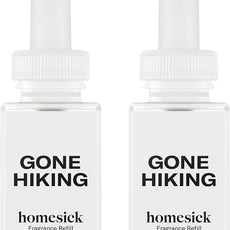 Pura & Homesick Home Scent Refill - Smart Home Air Diffuser - Up to 120-Hours of Luxury Fragrance per Refill - Home Essential - Clean & Safe Diffuser Fragrance - 2 Pack, Gone Hiking