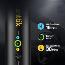 Fanttik Slim V10 APEX Cordless Car Vacuum, 4-in-1 Portable Mini Handheld Vac, 19kPa Suction Power, Upgraded Smart Digital Display, 2 Suction Modes for Small Jobs, Car, Office Desk, Keyboards (Black)