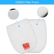 10 Pack Filter Replacement for Shark IZ862H Stratos Cordless Vacuum, Compatible with Shark IZ862H Upright Vacuum Include 2 Pack Filter, 4 Pack Foam Filters & 4 Pack Felt Filters Kit, White