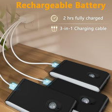 WILLED Stair Lights Indoor Rechargeable,RGB & Warm White Color Changing Night Light,Wireless Motion Sensor Lights Indoor for Stair,Bathroom,Hallway,Kitchen,Closet,Cabinet,Bedroom,Kids' Room