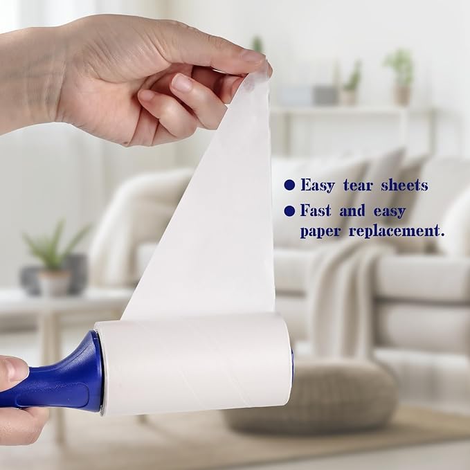 Lint Rollers, Extra Sticky Pet Hair Roller, Lint Roller for Clothes, Furniture, Carpet (630 Sheets)