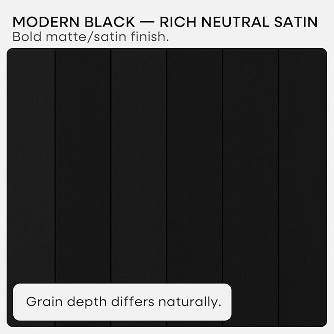 Homeforia Black Floating Shelves 30 inches Long, High End Solid Real Wood 30 inch Floating Shelf for Wall Mounted, Black Wooden 30in Floating Shelves, Heavy Duty Bracket, 30 X 6.5 X 1.75 in, Set of 3