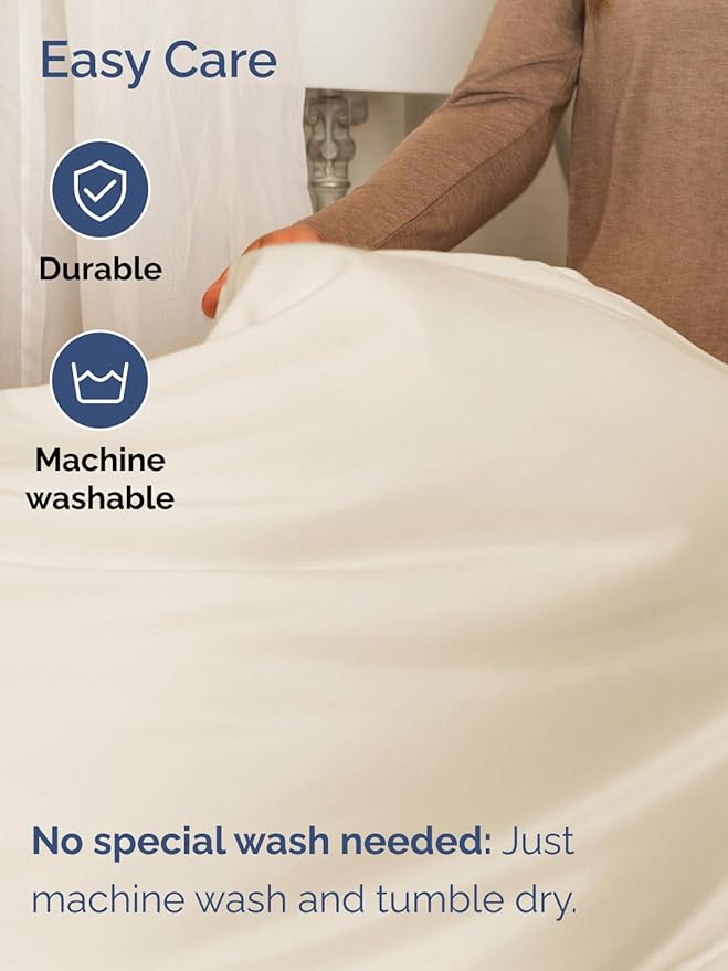 Extra Deep Pocket Full Sheets - 4 Piece Breathable & Cooling Bed Sheets - Hotel Luxury Bed Sheet Set - Soft, Wrinkle Free & Comfy - Easily Fits Extra Deep Mattresses - Deep Pocket Off White Sheets Set