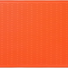 Silicone Dish Drying Mat for Multiple Usage,Easy clean,Eco-friendly,Heat-resistant Silicone Mat for Kitchen Counter or Sink,Refrigerator or Drawer Liner Orange 5XL 36inches x 18inches