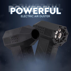 Powerful Electric Air Duster for PC - Turbojet 150000 RPM Air Blaster for Car Detailing - Rechargeable Air Duster for Electronics - for PS5 Dust Cleaner Handheld Blower Cordless - Soplador De Aire