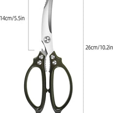 Heavy Duty Poultry Shears,Kitchen Shears,Food Scissors All Purpose for Meat Cutting,Chicken,Turkey,Fish,Dishwasher Safe Kitchen Scissors with Anti-Slip Handle