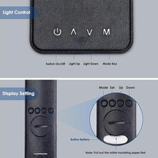 Multifunctional LED Desk Lamp with Wireless Charger,USB Charging Port,Clock,Phone Holder,Desk Lamps for Home Office,Eye-Caring Reading Lamp,Study Lamp for Boys,Girls,Teens,Black