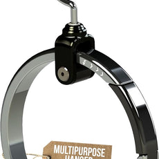 Multipurpose Closet Hangers- Tie and Belt Hanger for Closet- Great Space Saving Belt Organizer for Wardrobe - Ideal for Storing Belts, Ties, Scarfs, Baseball Hats, Purses & More- 2 Pack