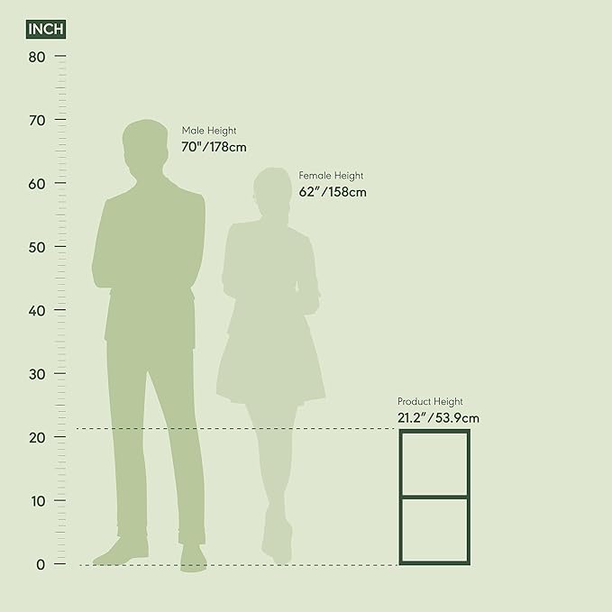 Furinno PASIR Book Shelf, 2-Tier Modern Bookshelf, Open Shelves Bookcase 9 x 12 x 21, for Living Room, Bedroom, Home Office, Pink/White