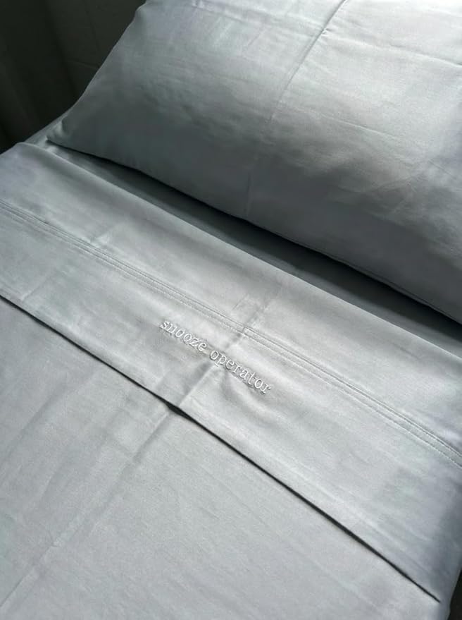 Twin XL Bamboo Bed Set by Bedly - 100% Organic Viscose/College Dorm Essential/Ultra Soft, Cooling, & Breathable/Lifetime Quality/Gray Color Bamboo Bed Set