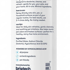 BRIOTECH Pure Hypochlorous Acid Cleanser, Original Premium HOCl Topical Solution, Multi-Purpose Cleaner, Family Approved & Pet Friendly, 32 fl oz Refill (2 Pack)