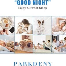 King Size Quilted Fitted Waterproof Mattress Pad, Premium Hollow Material Filling Mattress Protector, Breathable, Quiet, Cooling, Machine-Washable Mattress Cover with 21” Deep Pocket