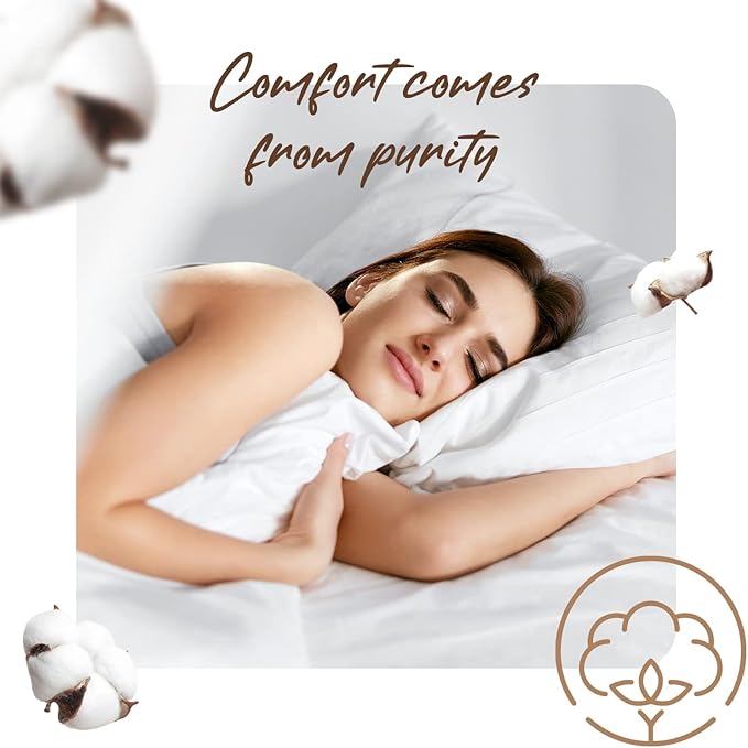 Good Sleep Bedding 100% Egyptian Cotton Sheets Queen Size Set - Queen Bed Sheets, 4 Pc Queen Size Bed Sheets, Luxury Sateen Weave, Ultra Soft Queen Sheet Set Deep Pocket Fits Upto 16" - Sage GoodSleepBedding