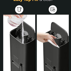 Humidifiers for Bedroom, 8L Quiet Humidifiers for Large Room with Timer, 360°Nozzle, 3 Speed Ultrasonic Cool Mist Humidifier with Humidistat for Baby, Customize humidity for Home Adults Plants