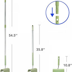 Extra Sticky Large Surface Lint Roller, 6.3'' Giant Lint Roller for Pet Hair, Long Handle Lint Remover for Clothes, Furniture, Dog & Cat Hair Remover