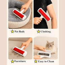 Pet Hair Remover Roller – Reusable Lint Roller for Dog & Cat Hair – Self-Cleaning Fur Remover for Furniture, Clothes, Car Seats – No Sticky Sheets – Eco-Friendly Gift for Pet Owners