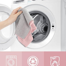 Fantasticlean Microfiber Cleaning Cloth Roll -150 Pack, Tear Away Microfiber Towels, 12