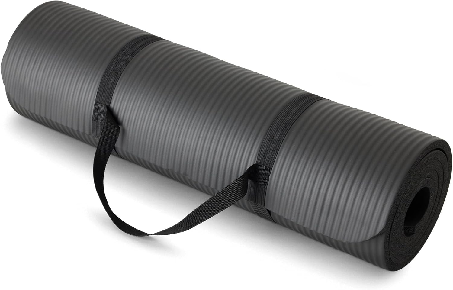 Amazon Basics Extra Thick Exercise Yoga Mat with Carrying Strap Dormly