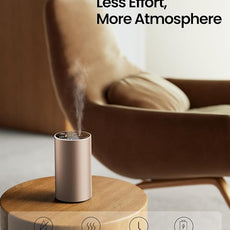 Waterless Essential Oil Diffuser, Rechargeable Scent Diffusers with 3 Mist Levels & Timers, Portable Aromatherapy Diffuser for Home Car Room Studio Office, Desert Titanium