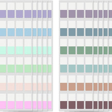480 Pcs Sticky Index Tabs, Colored Book Sticky Tabs for Notebooks, Repositionable Page Tabs for Notebooks File Classification,12 Colors (0.5×1inch)
