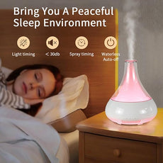 Smart Aromatherapy Diffuser & Humidifier – 350ML, App Controlled, Ultrasonic, Quiet, Multi-Color LED