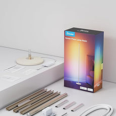 Govee RGBIC Floor Lamp Basic, LED Corner Lamp Works with Alexa, 1000lm Modern Floor Lamp with Music Sync and 16 Million DIY Colors, Color Changing Standing Lamp for Bedroom Living Room