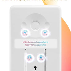 OMIRO Magnetic Locker Mirror, 10 x 7 inches Desk Makeup Mirror with Adjustable Stand and Hanging Hole for Shaving and Traveling, Strong Magnets for Secure Attachment,White