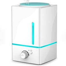 Exqline 1500ml Large Aroma Essential Oil Diffuser - Aromatherapy Humidifier for Large Room (White)