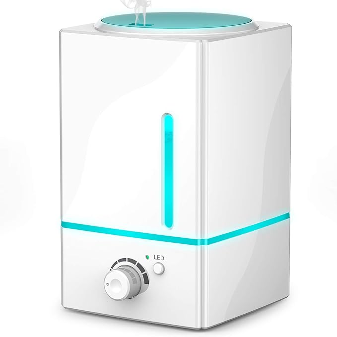 Exqline 1500ml Large Aroma Essential Oil Diffuser - Aromatherapy Humidifier for Large Room (White)