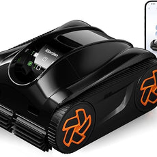 (2025 Upgrade) iGarden Pool Cleaner K80, 8H-Runtime, Robotic Cordless Pool Vacuum for Inground Pools, Smart Navigation, Touchscreen, 5810GPH Turbo Suction, 4L Debris Basket, Auto-Parking
