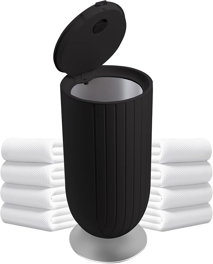 Phantomgogo Electric Towel Warmers for Bathroom Towel Heater Bucket Blanket Warmers for Home Bathrobes Warmer 27L Large Towel Warmer Bucket with Rapid Heating Technology (Black)