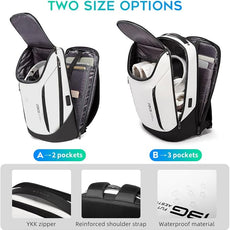 BANGE Business Smart Backpack Waterproof fit 15.6 Inch Laptop Backpack with USB Charging Port,Travel Durable Backpack