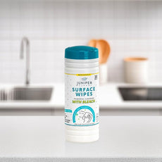 1 Pack Surface Cleaning Wipes with Bleach, All-Purpose Cleaner for Bathroom, Kitchen, Office, 35 Count Canister, 7.5