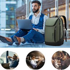 BANGE Business Smart Backpack Waterproof fit 15.6 Inch Laptop Backpack with USB Charging Port,Travel Durable Backpack