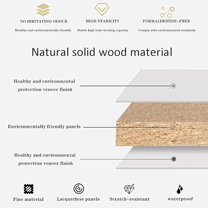 2-Tier Desktop Bookshelf, Wood Hutch Shelf Organizer, 29.9 x 12.6 x 35.4 inches, Study Room Storage Rack (White, 22 * 12 * 35in)