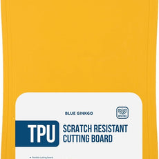 Blue Ginkgo TPU Cutting Mat [Medium] – Korean-Made Flexible, Knife-Friendly, Durable Kitchen Cutting Board (Yellow)