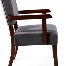 Modern Accent Chair, Upholstered Living Room Chairs with Wood Frame, Oversized Reading Armchair for Bedroom Waiting Room