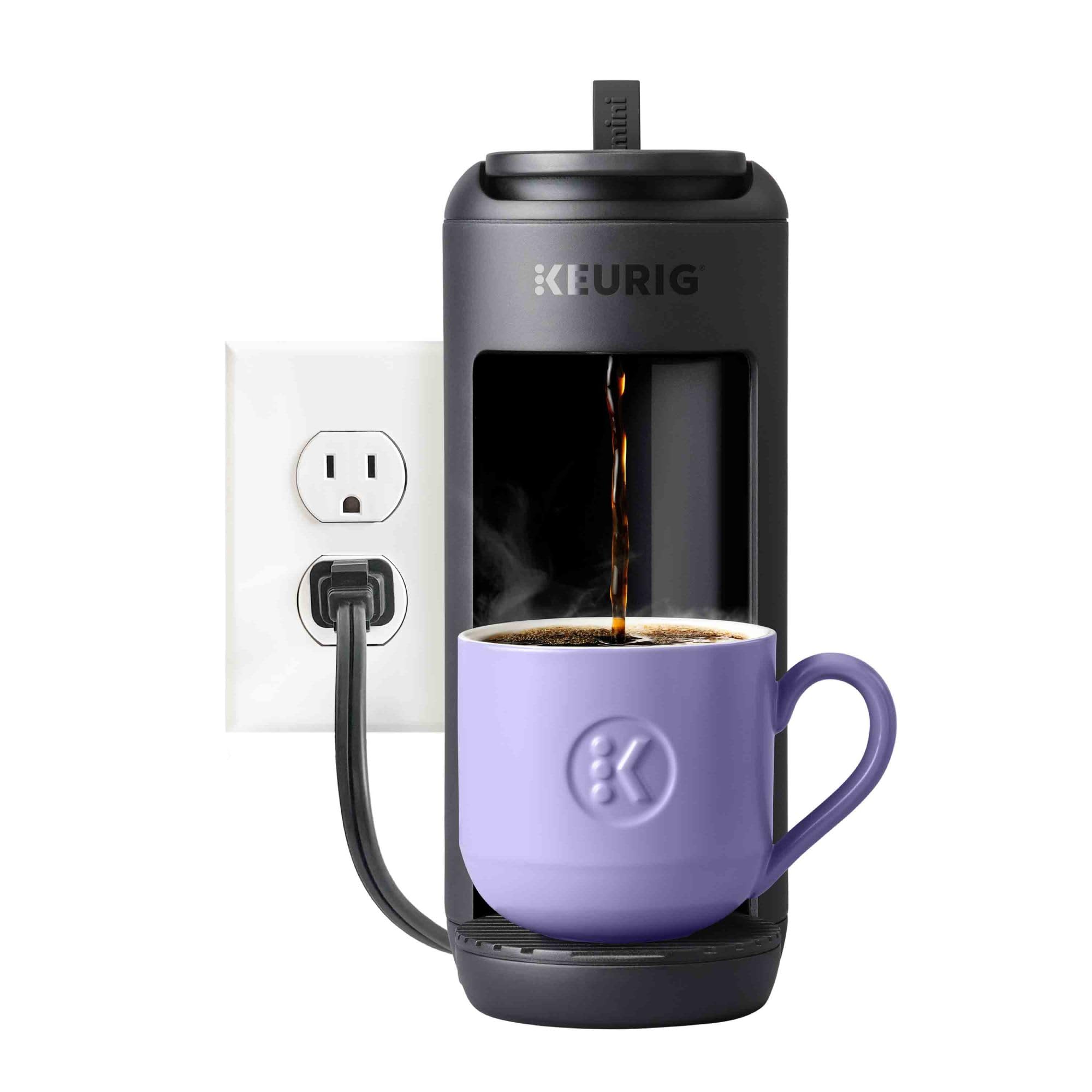 Keurig K-Mini Mate Single Serve K-Cup Pod Coffee Maker, Brews Up to 12 oz Cup, Compact Portable Coffee Machine for Small Spaces, Great for Dorms & Offices, Pink Sands Dormly