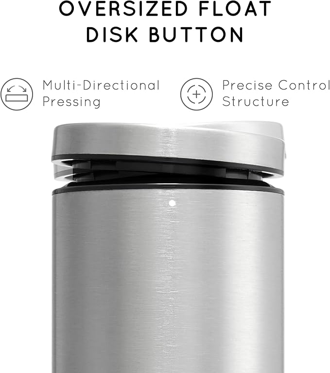 Electric Salt and Pepper Grinder Set Rechargeable, Automatic Salt and Pepper Grinder Set with Oversized Top Button, Stainless Steel Electric Salt and Pepper Shakers Set