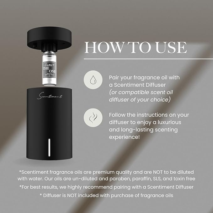 Scentiment Diffuser Oil - Brazillian Dragon Fruit | Home Aromatherapy Fragrance Oil (500ml)