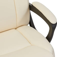 Amazon Basics Classic Puresoft PU Padded Mid-Back Height Adjustable Office Computer Desk Chair with Armrest, 26