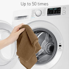 Fantasticlean Microfiber Cleaning Cloth Roll -75 Pack, Tear Away Microfiber Towels, 12