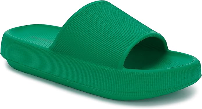 Joomra Pillow Slippers for Women and Men Non Slip Quick Drying Shower Slides Bathroom Sandals | Ultra Cushion | Thick Sole