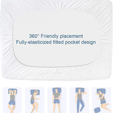 Twin Extra Long (XL) Mattress Protector Pad Waterproof Quilted, Breathable & Cooling Twin XL Mattress Cover Fitted for College Dorm Room Essentials with Deep Pocket Up to 18