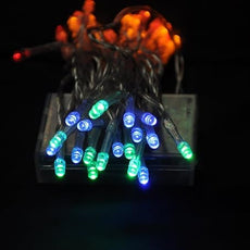 Karlling Battery Operated Christmas Lights,13 ft Short Clear Wire String Led Twinkle Fairy Light for Small Mini Xmas Tree and Wedding Party Indoor/Outdoor Decoration(Multicolor,20 Pack)